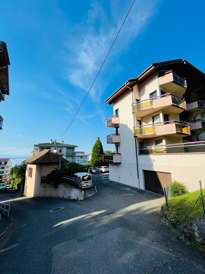 F2 Pres Debarcadere, En Centre Ville, Des Thermes Evian Les Bains 2 Etoiles ภายนอก รูปภาพ