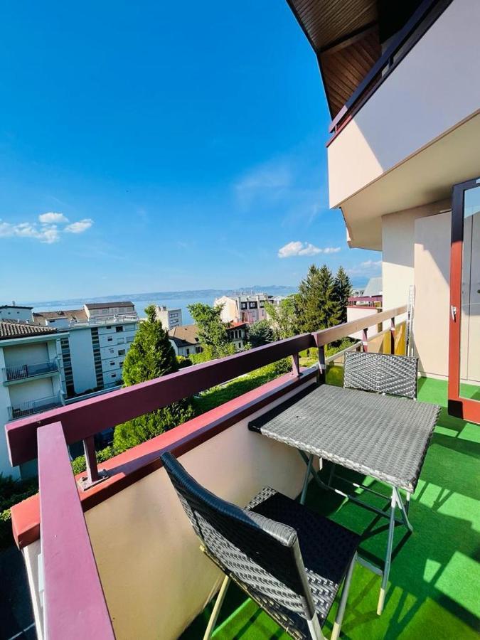 F2 Pres Debarcadere, En Centre Ville, Des Thermes Evian Les Bains 2 Etoiles ภายนอก รูปภาพ